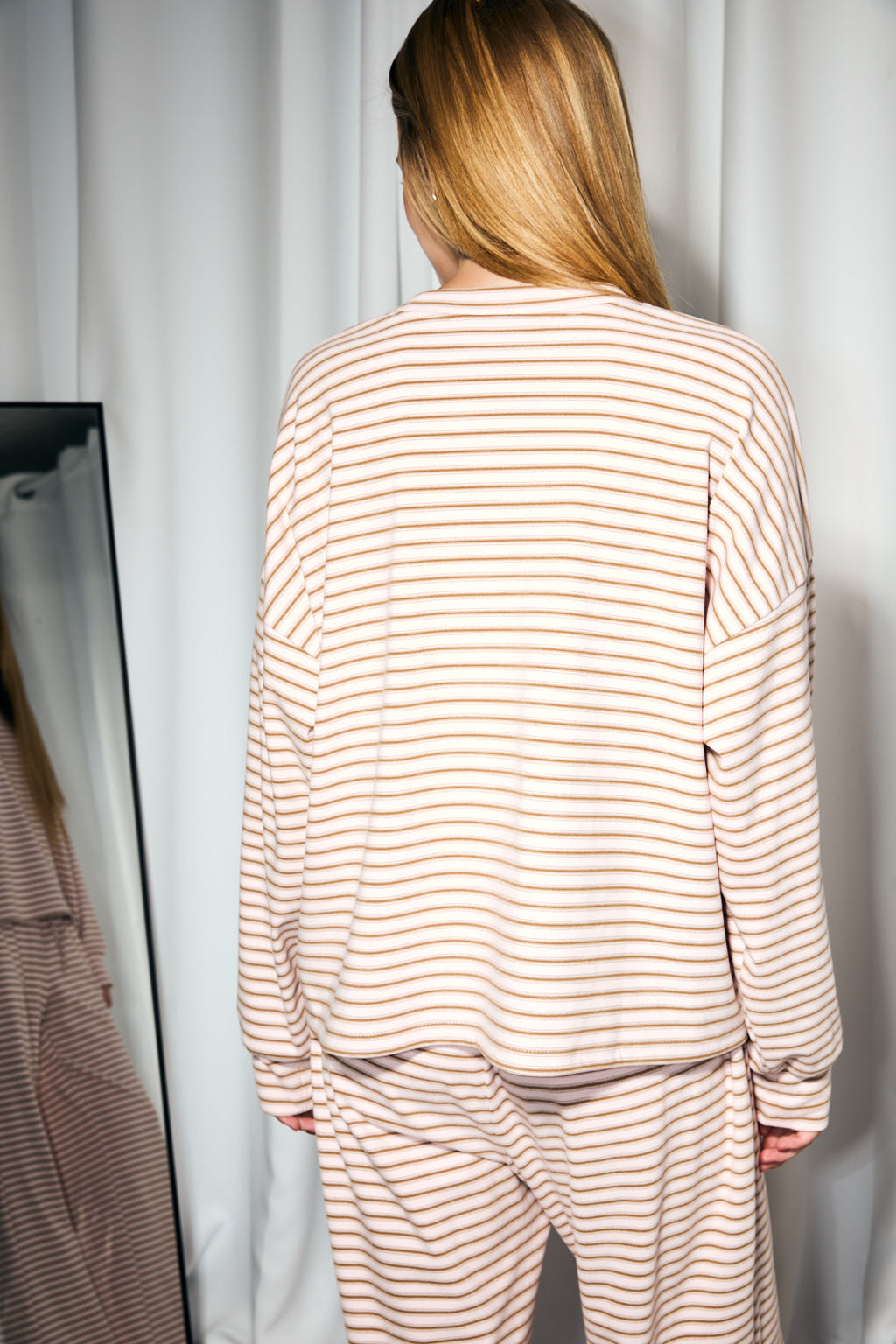 Varisty Lines Long Sleeve Top