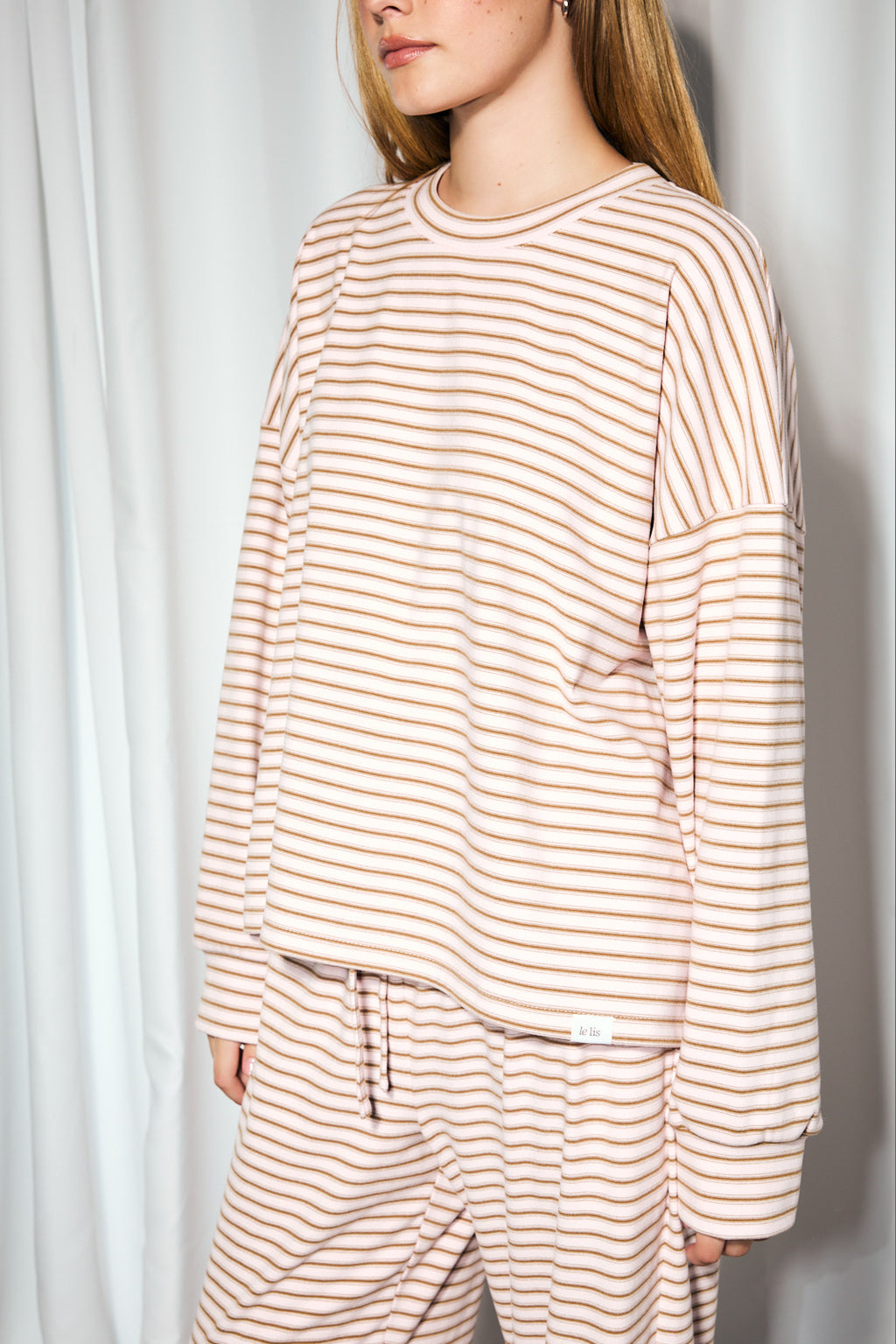 Varisty Lines Long Sleeve Top