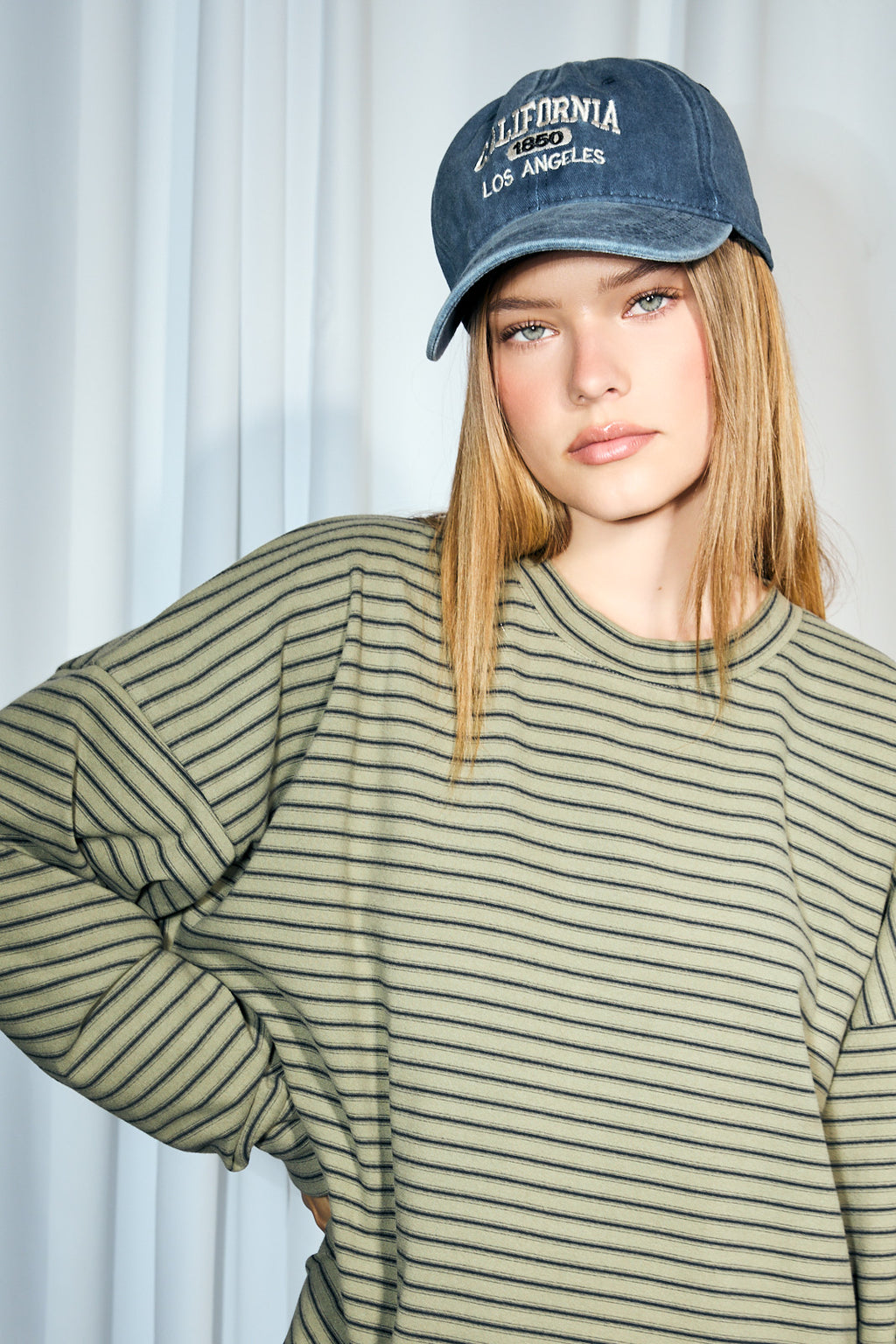 Varisty Lines Long Sleeve Top