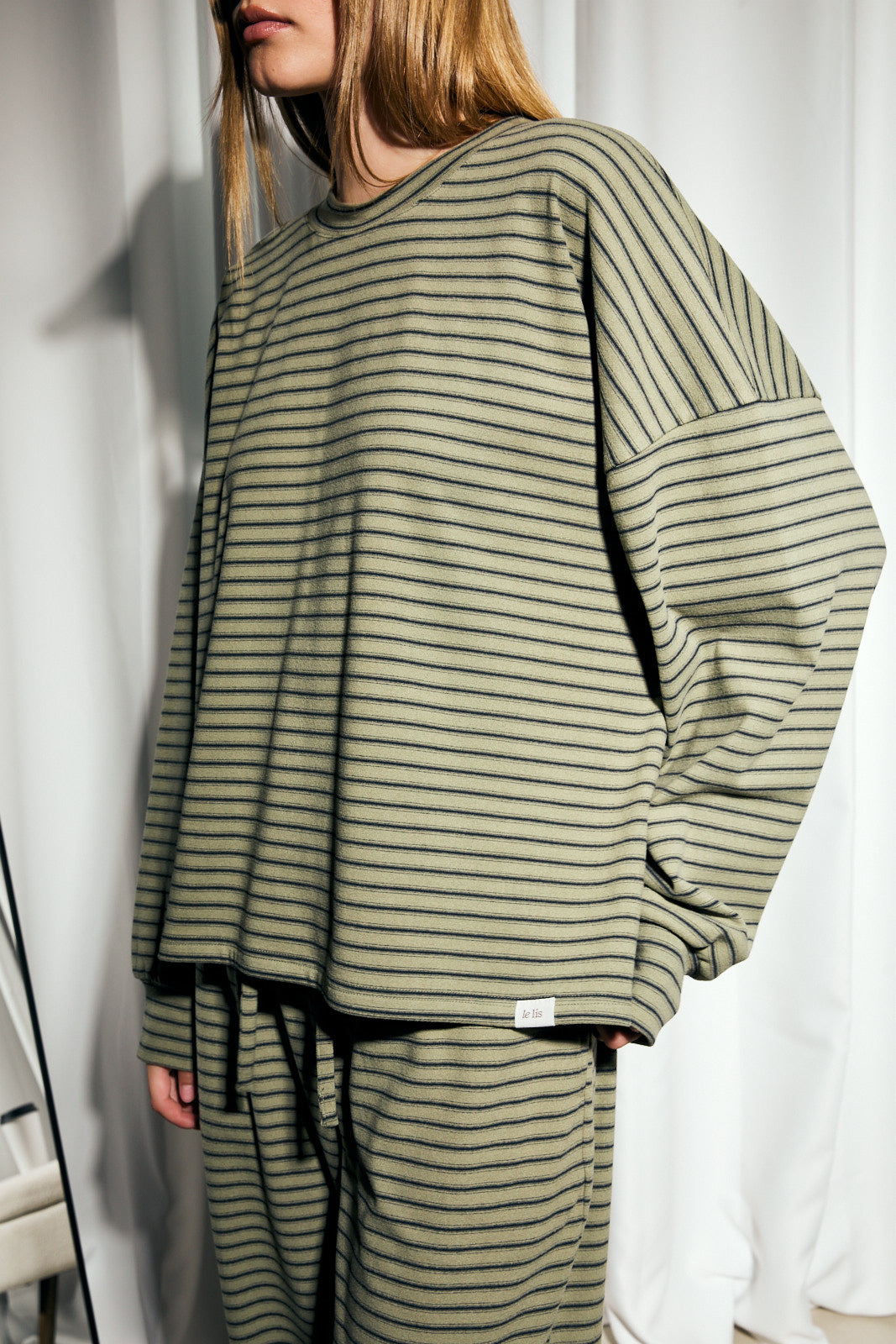 Varisty Lines Long Sleeve Top